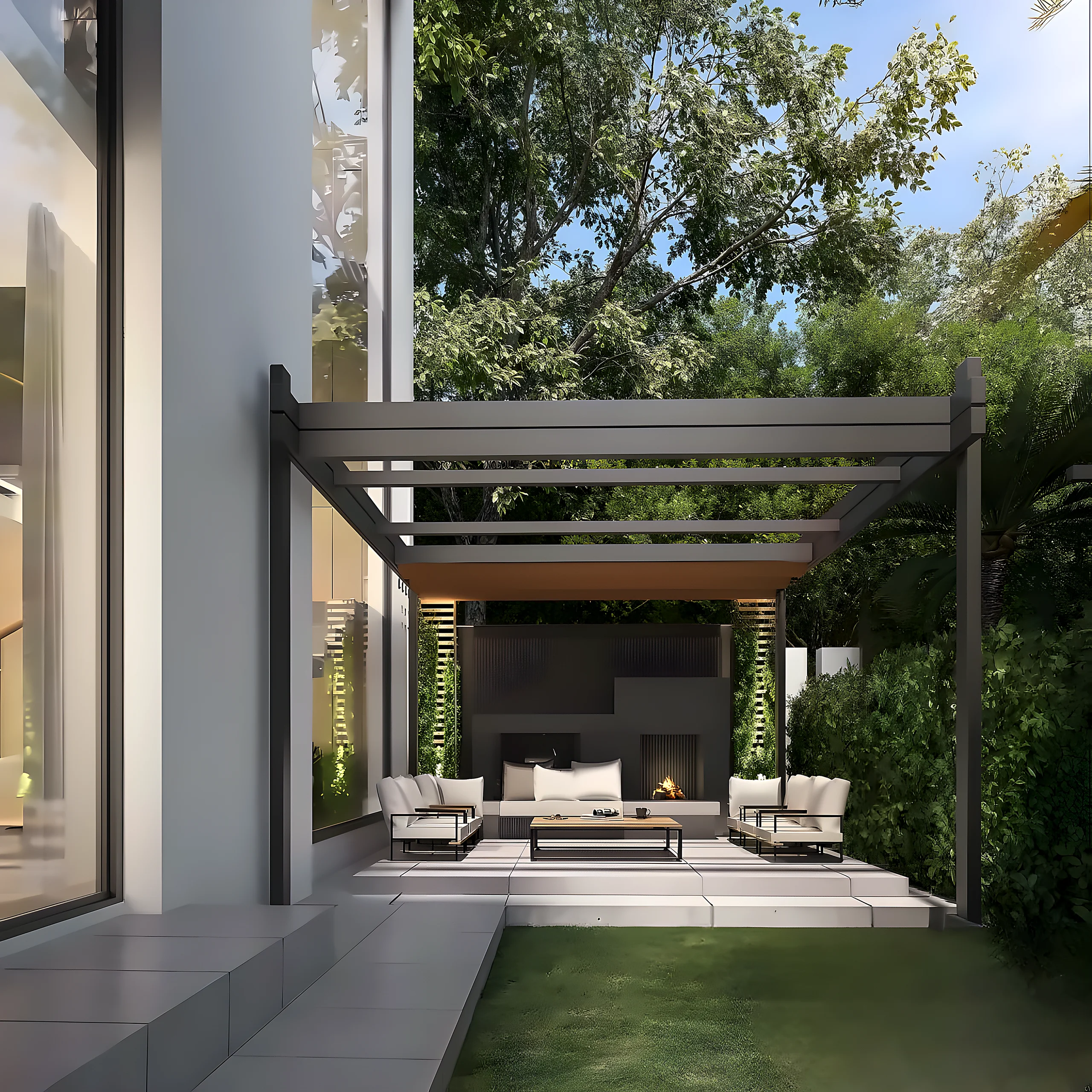 Haven Villas garden